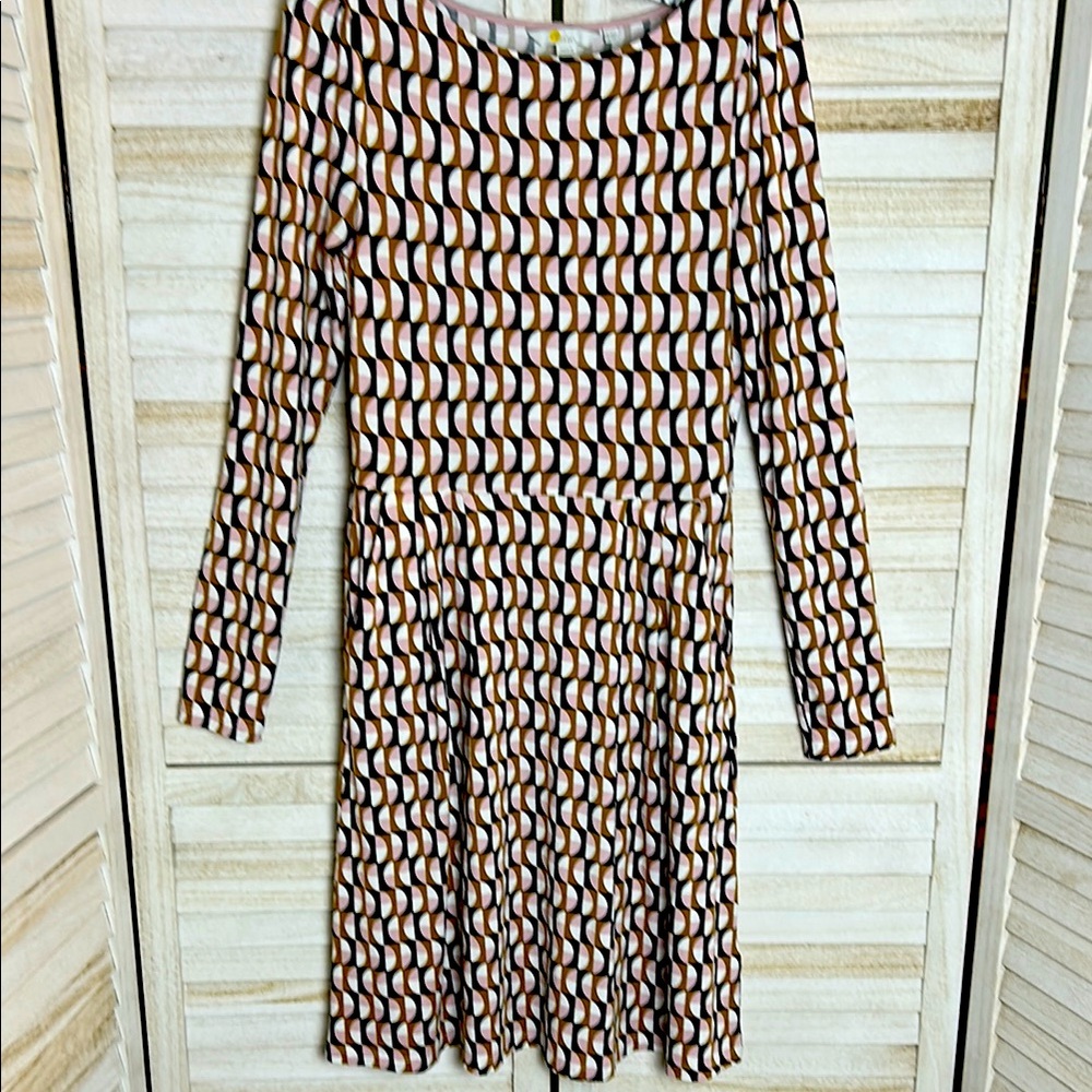 Boden Mama Abigail Long Sleeved Dress Size 6